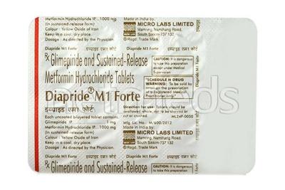 Diapride M1 Forte Tablet 10'S - Diabetes-Ant