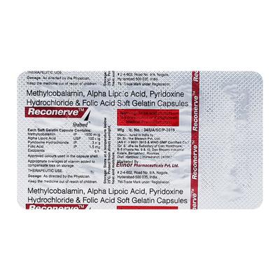 RECONERVE Capsule 10's - Neuropathic Pain-Dru