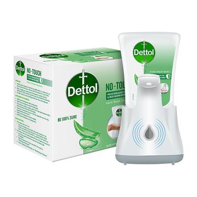 Dettol No-Touch Handwash System + Dettol Aloe Vera Handwash Refill 250 ml - Hand Wash & Soaps