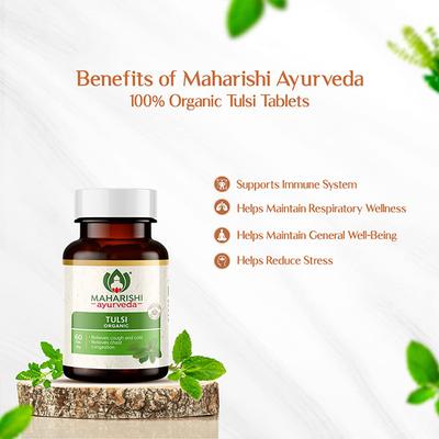 Maharishi Ayurveda Organic Tulsi Tablet 60's - Pure Herbs