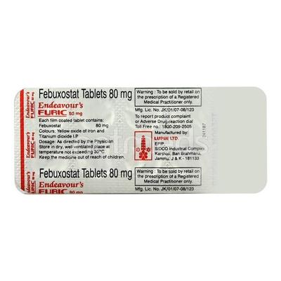 Furic 80mg Tablet 10'S - Gout