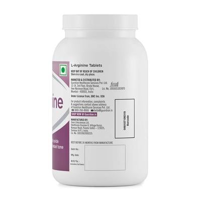 GNC L-Arginine 1000 mg Tablet 90's - Amino Acids
