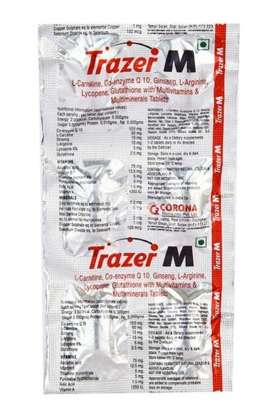 Trazer M Tablet 6'S - Supplements-Sup