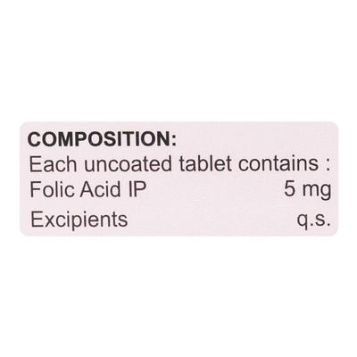 FOLICA 5mg Tablet 30's - Iron Supplement/Anaemia-Vma