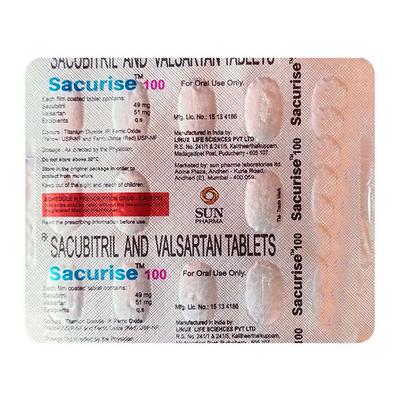 SACURISE 100 Tablet 14's - Heart Failure-Ant