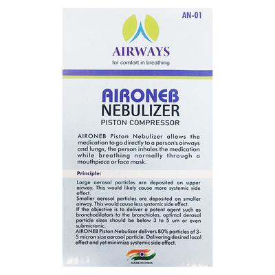 Airways Aironeb Piston Compressor Nebulizer (AN-01) 1's - Device - S