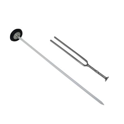 Sahyog Wellness Queen Square Pattern Knee Hammer with 128 Hz Tuning Fork - Surgical Instruments