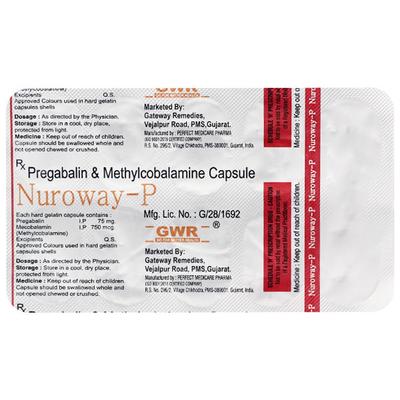 NUROWAY P Capsule 10's - Neuropathic Pain-Dru