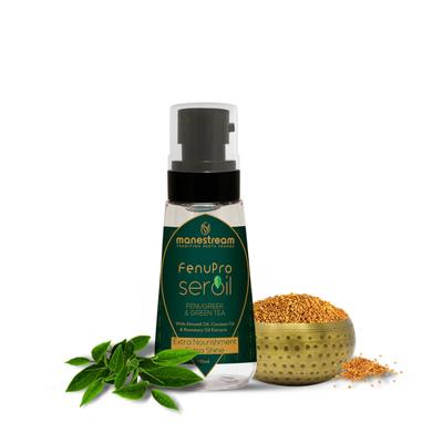 Manestream FenuPro Seroil - Fenugreek & Green Tea 100 ml - Hair Oils