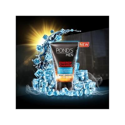 POND'S Men Energy Charge Icy Gel Face Wash 50 gm - Face Wash & Cleansers