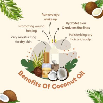 Essentia Extracts Pure Cold Pressed Oil - Coconut (Pack of 2 x 500 ml) 1's - Massage Oils