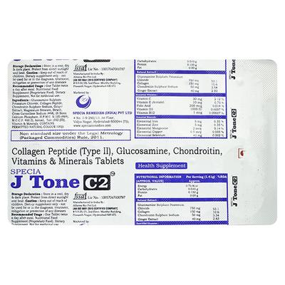 J TONE C2 Tablet 10's - Supplements-Vam