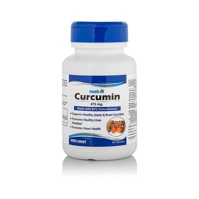 HealthVit Curcumin 475 mg Capsules 60's - Herbal Dietary Supplement