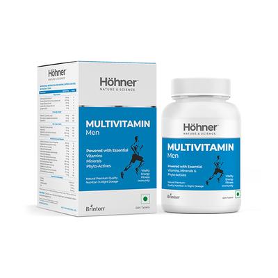 Hohner Multivitamin Men Tablet 60's - Multi-Vitamins