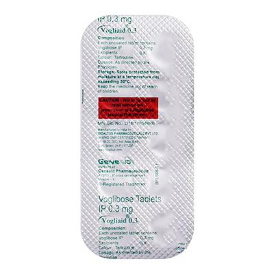 VOGLIAID 0.3 Tablet 10's - Diabetes-Ant
