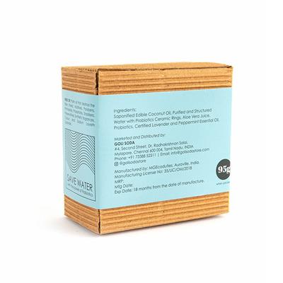 Goli Soda Natural Probiotic Unisex Shave Bar - Peppermint & Lavender 95 gm - Soaps