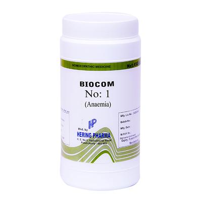 Hering Pharma Biocom No.1 Tablet For Anaemia 450 gm - Bio-Combination