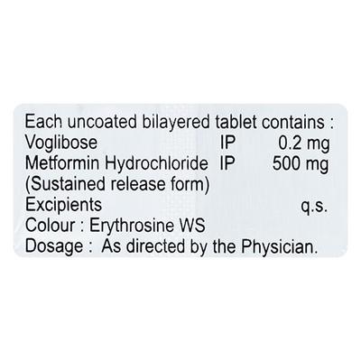 VOGLIZAR M 0.2 Tablet 10's - Diabetes-Ant