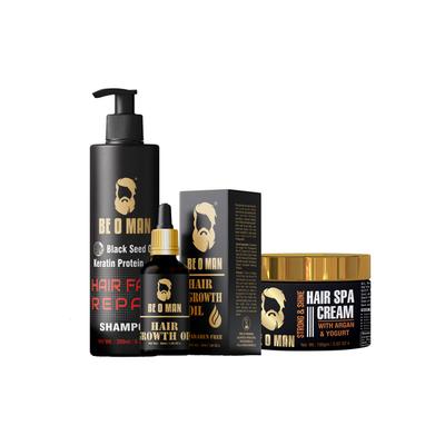 Beoman Anti Hair Fall Combo (Shampoo 1's + Oil 1's + Cream 1's) - Shampoos