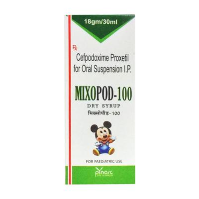 MIXOPOD 100 Dry Syrup 30ml - Bacterial Infections-Cep