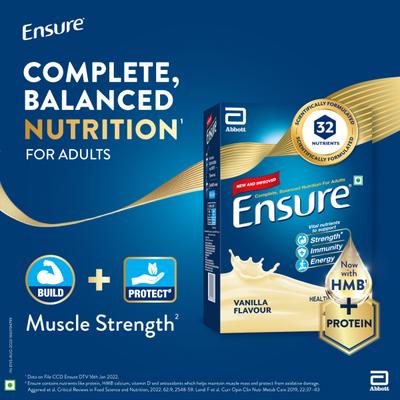 Ensure Nutritional Powder - Vanilla Flavour 1 kg (Refill Pack) - Daily Health Drinks