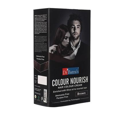 Dr. Batra's Colour Nourish Hair Colour Cream - Brown 120 gm - Crème