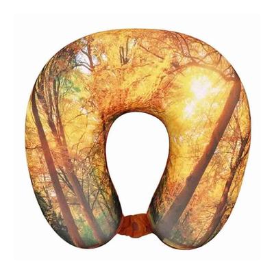 VIAGGI Memory Foam Neck Pillow - Yellow Forest - Others Ortho Supports