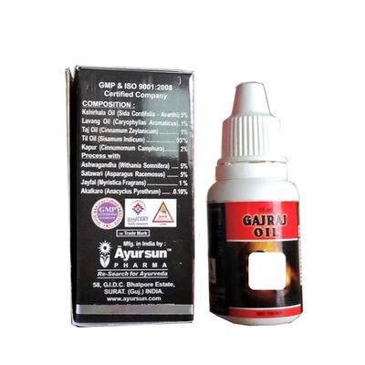 Ayursun Gajraj Oil 15 ml - Sexual Healthcare