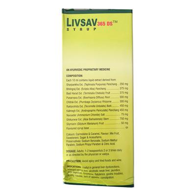 Livsav 365 DS Syrup 200 ml - Speciality Medicines