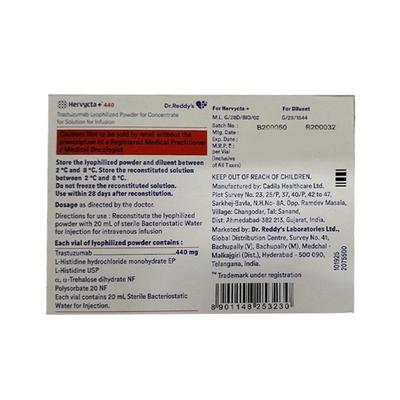 HERVYCTA + 440 Infusion 1's - Cancer Oncology-Tar