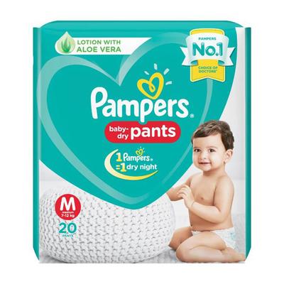 Pampers Baby Dry Pants (M) 20's - Diapers & Wipes