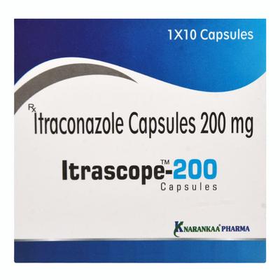 ITRASCOPE 200 Capsule 10's - Fungal Infections-Anf