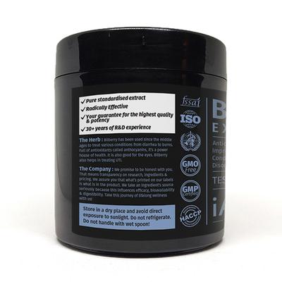 iAYUR Bilberry Extract Powder 100 gm - Herbal Dietary Supplement