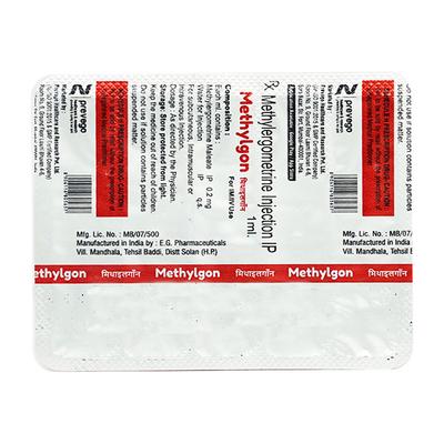 METHYLGON Injection 1ml - Uterus Conditions-Dut