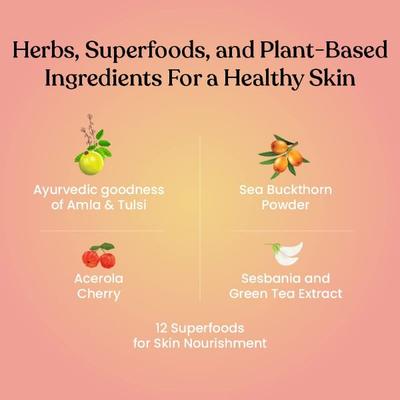 Kapiva Nourish Skin Collagen Builder Powder - Jaljeera 250 gm - Speciality Medicines