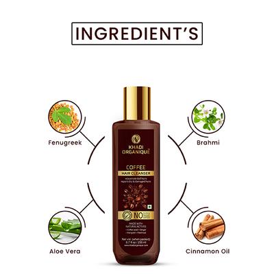 Khadi Organique Hair Cleanser - Fenugreek 200 ml - Personal Care (Ayush)