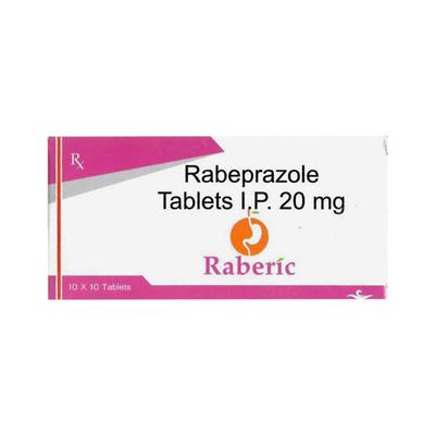 RABERIC 20 Tablet 10's - Ulcer/Reflux/Flatulence-Aaa