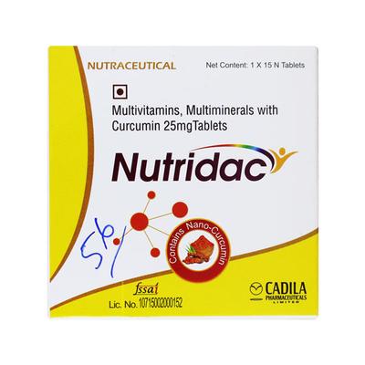 NUTRIDAC Tablet 15's - Supplements-Vam