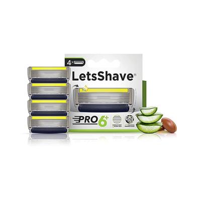 LetsShave Pro 6 Plus Razor Blades - Men 4's - Razors & Cartridges