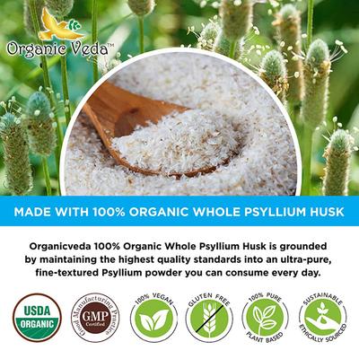 Organic Veda Psyllium Husk Powder 227 gm - Pure Herbs