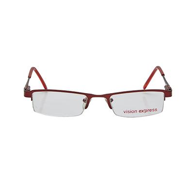 Vision Express 48796 Wine Rectangle Eyeglasses (Including UV Blue Lens) 1's - Wearables Eye Glasses