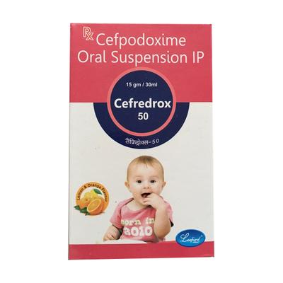CEFREDROX 50 LEMON & ORANGE FLAVOUR Oral Suspension 30ml - Bacterial Infections-Cep