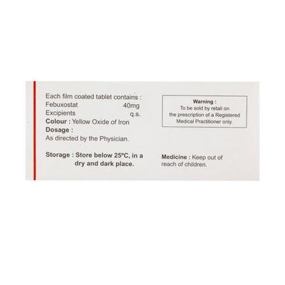 Goxoi 40mg Tablet 10'S - Gout