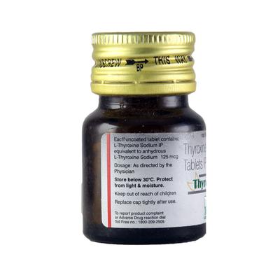 Thyroup 125Mcg Tablet 100'S - Hypothyroidism