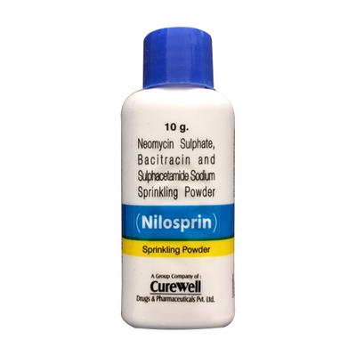 NILOSPRIN Powder 10gm - Skin Infections-Toa