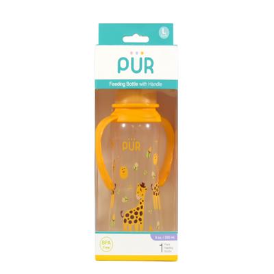 Pur Feeding Bottle with Handle - Yellow 250 ml - Feeding & Nursing
