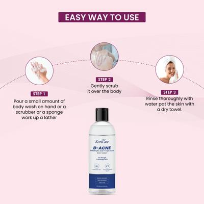 Kozicare B-Acne Body Wash 300 ml - Shower Gels & Body Wash