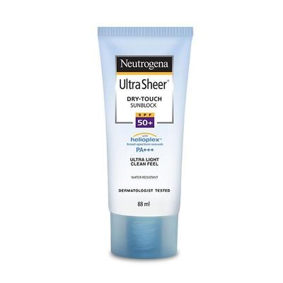 Neutrogena Ultra Sheer Dry-Touch Sunblock SPF 50+Pa+++ Helioplex 88 ml - Face Sunscreen