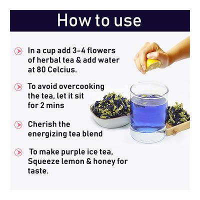 Seer Secrets Herbal Tea - Blue Pea Tisane 50 gm - Teas