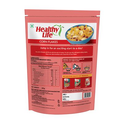 Healthy Life Corn Flakes 875 gm - Nutritional Bars